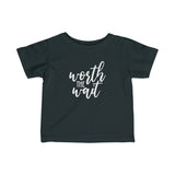 Worth The Wait T Shirt - Baby Gift, Baby Shower, Baby Present, Baby Birthday, Pregnancy Announcement, New Mom Shirt - Infant Fine Jersey Tee