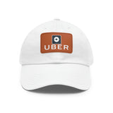 Uber Driver Twill Hat with Faux Leather Patch