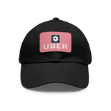 Uber Driver Twill Hat with Faux Leather Patch