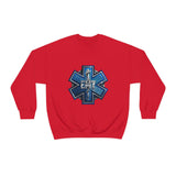 Star Of Life EMT Sweatshirt - Gift EMS Medic Firefighter Ambulance Emergency First Responder Shirt - Unisex Heavy Blend Sweatshirt