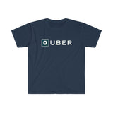Driver Delivery Softstyle T Shirt - New Logo Uber, Ride Share Shirt - Unisex Softstyle T-Shirt