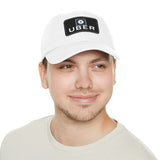 Uber Driver Twill Hat with Faux Leather Patch