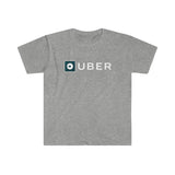 Driver Delivery Softstyle T Shirt - New Logo Uber, Ride Share Shirt - Unisex Softstyle T-Shirt