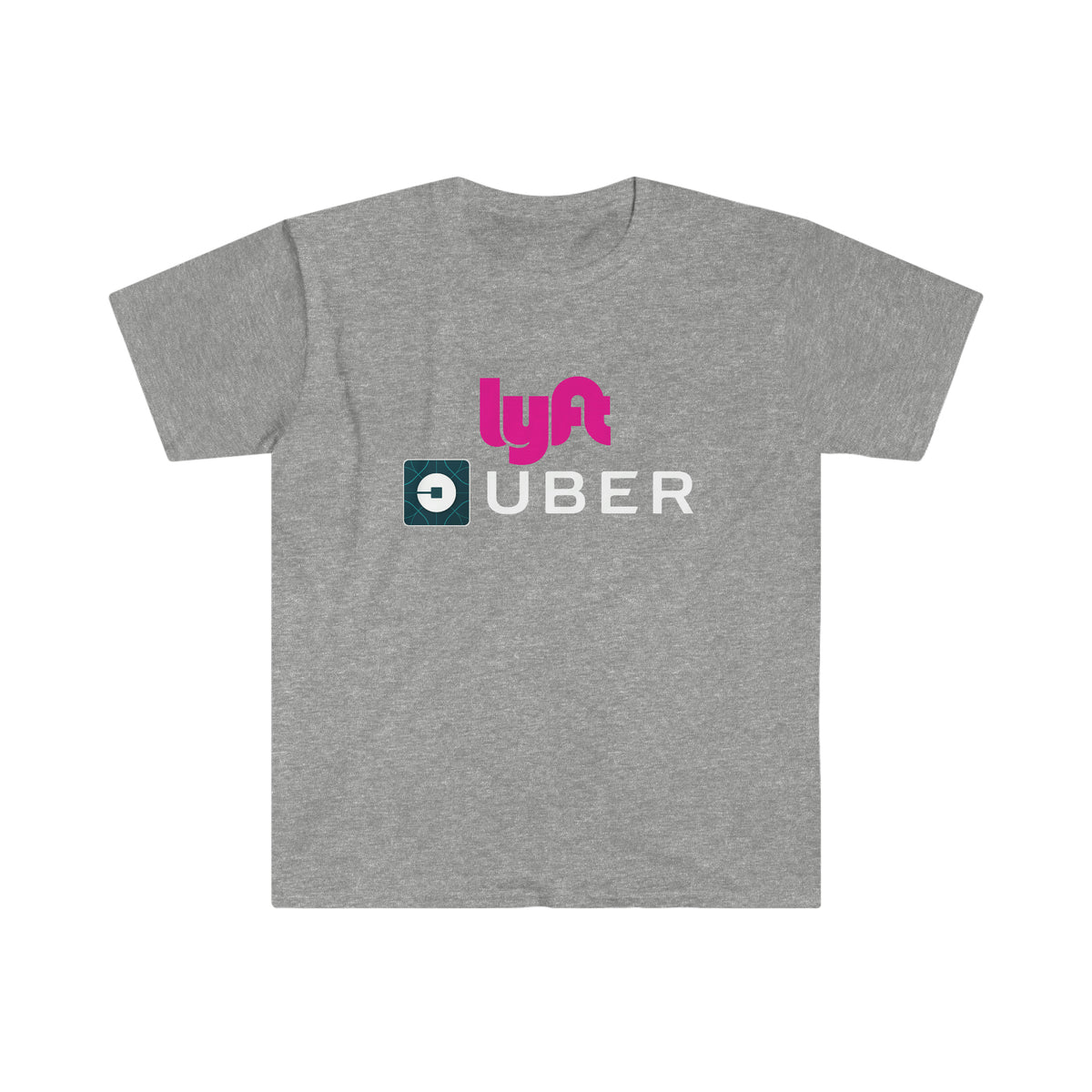 Driver Delivery Softstyle T Shirt - New Logo Uber and Lyft Both, Uber