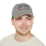 Uber Driver Twill Hat with Faux Leather Patch