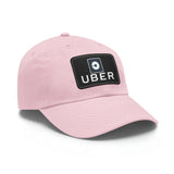 Uber Driver Twill Hat with Faux Leather Patch