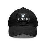 Uber Driver Twill Hat with Faux Leather Patch