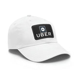 Uber Driver Twill Hat with Faux Leather Patch