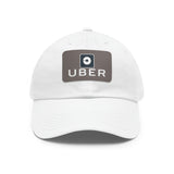 Uber Driver Twill Hat with Faux Leather Patch