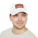 Uber Driver Twill Hat with Faux Leather Patch