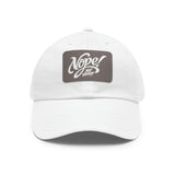 Nope Not Today Twill Hat with Faux Leather Patch