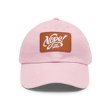 Nope Not Today Twill Hat with Faux Leather Patch