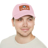 Uber Driver Twill Hat with Faux Leather Patch
