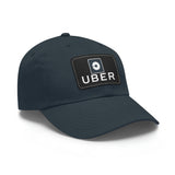Uber Driver Twill Hat with Faux Leather Patch