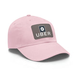 Uber Driver Twill Hat with Faux Leather Patch
