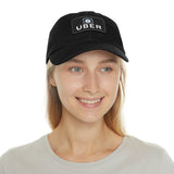 Uber Driver Twill Hat with Faux Leather Patch