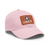 Uber Driver Twill Hat with Faux Leather Patch