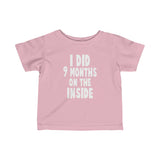On The Inside T Shirt Wt - Baby Gift, Baby Shower, Baby Present, Baby Birthday, Pregnancy Announcement, New Mom Shirt - Infant Fine Je