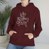 Lost Return to the South Hoodie - Texas Alabama Georgia North South Carolina Florida Louisiana Mississippi Tennessee Kentucky Virginia