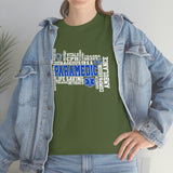 Paramedic Shirt Words - EMT EMS Medic Firefighter Ambulance Doctor Nurse RN Emergency First Responder Shirt - Heavy Cotton Unisex
