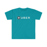 Driver Delivery Softstyle T Shirt - New Logo Uber, Ride Share Shirt - Unisex Softstyle T-Shirt