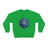 Star Of Life EMT Sweatshirt - Gift EMS Medic Firefighter Ambulance Emergency First Responder Shirt - Unisex Heavy Blend Sweatshirt