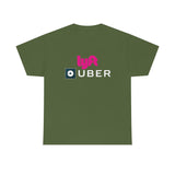 Driver Delivery T Shirt - New Logo Uber, Lyft, Both Logo - Ride Share Shirt - Short Sleeve Unisex Tees - Heavy Cotton