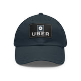 Uber Driver Twill Hat with Faux Leather Patch