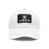 Uber Driver Twill Hat with Faux Leather Patch