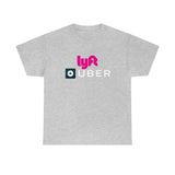Driver Delivery T Shirt - New Logo Uber, Lyft, Both Logo - Ride Share Shirt - Short Sleeve Unisex Tees - Heavy Cotton