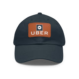 Uber Driver Twill Hat with Faux Leather Patch