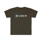 Driver Delivery Softstyle T Shirt - New Logo Uber, Ride Share Shirt - Unisex Softstyle T-Shirt