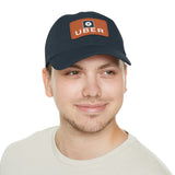 Uber Driver Twill Hat with Faux Leather Patch