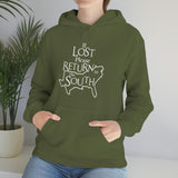 Lost Return to the South Hoodie - Texas Alabama Georgia North South Carolina Florida Louisiana Mississippi Tennessee Kentucky Virginia