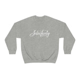 Selectively Social Sweatshirt - Gift for Her Gift for Him Funny Sarcastic Birthday Shirt - Unisex Heavy Blend Sweatshirt