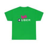 Driver Delivery T Shirt - New Logo Uber, Lyft, Both Logo - Ride Share Shirt - Short Sleeve Unisex Tees - Heavy Cotton