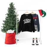 Not Today Satan Sweatshirt - Funny Religious Sweatshirt - Unisex Heavy Blend Sweatshirt