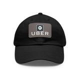 Uber Driver Twill Hat with Faux Leather Patch
