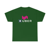 Driver Delivery T Shirt - New Logo Uber, Lyft, Both Logo - Ride Share Shirt - Short Sleeve Unisex Tees - Heavy Cotton