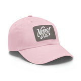 Nope Not Today Twill Hat with Faux Leather Patch