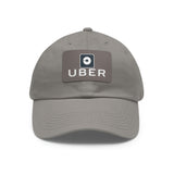 Uber Driver Twill Hat with Faux Leather Patch