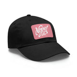 Nope Not Today Twill Hat with Faux Leather Patch