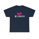 Driver Delivery T Shirt - New Logo Uber, Lyft, Both Logo - Ride Share Shirt - Short Sleeve Unisex Tees - Heavy Cotton