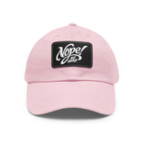 Nope Not Today Twill Hat with Faux Leather Patch