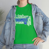 Paramedic Shirt Words - EMT EMS Medic Firefighter Ambulance Doctor Nurse RN Emergency First Responder Shirt - Heavy Cotton Unisex