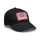 Uber Driver Twill Hat with Faux Leather Patch