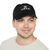 Uber Driver Twill Hat with Faux Leather Patch