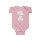 My Crib Onesie Wt - Baby Gift, Baby Shower, Baby Present, Baby Birthday, Pregnancy Announcement, New Mom - Infant Fine Jersey Bo