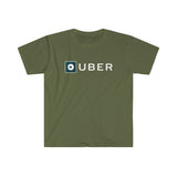 Driver Delivery Softstyle T Shirt - New Logo Uber, Ride Share Shirt - Unisex Softstyle T-Shirt