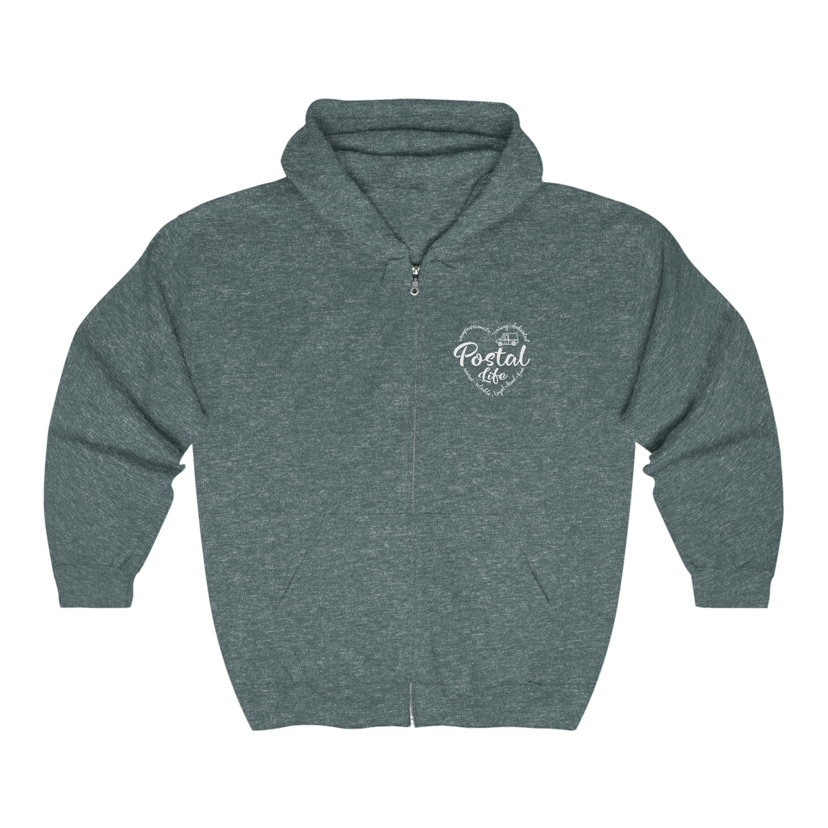 postal zip up hoodie